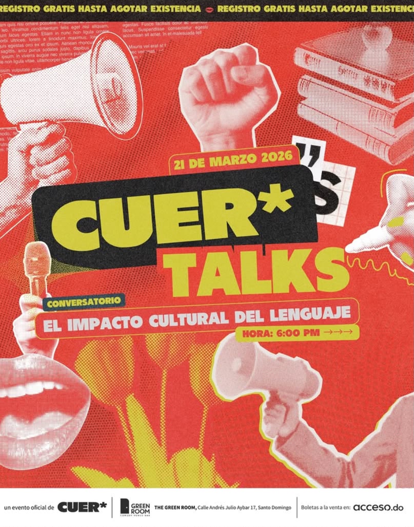 Afiche de Cuer* Talks — El impacto cultural del lenguaje